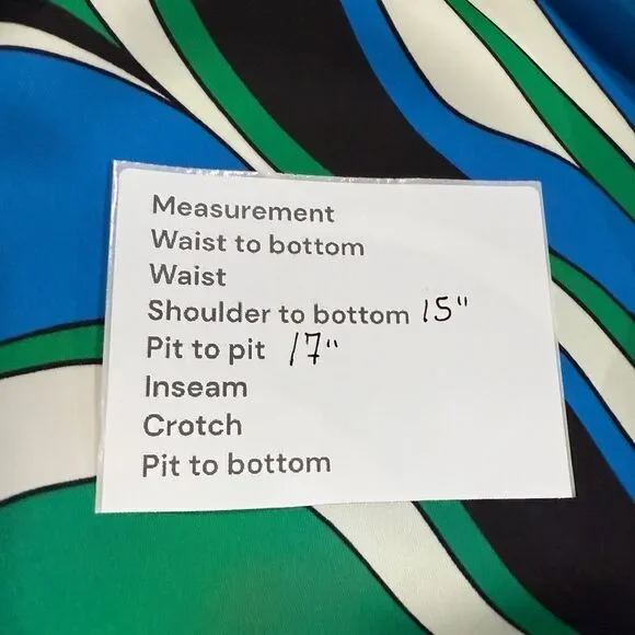 NWT House of Harlow 1960 woman's cropped long sleeve blouse blue multicolor S - Picture 11 of 12